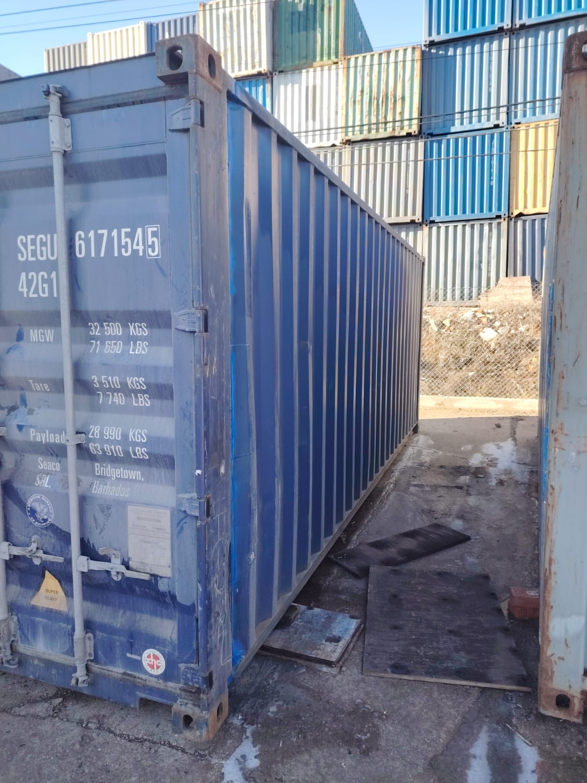 Морской контейнер SEGU6171545